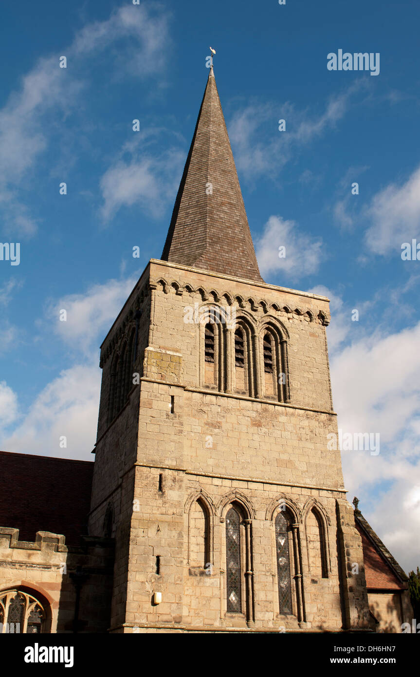 St. Michael`s Church, Stoke Prior, Worcestershire, UK Stock Photo Alamy